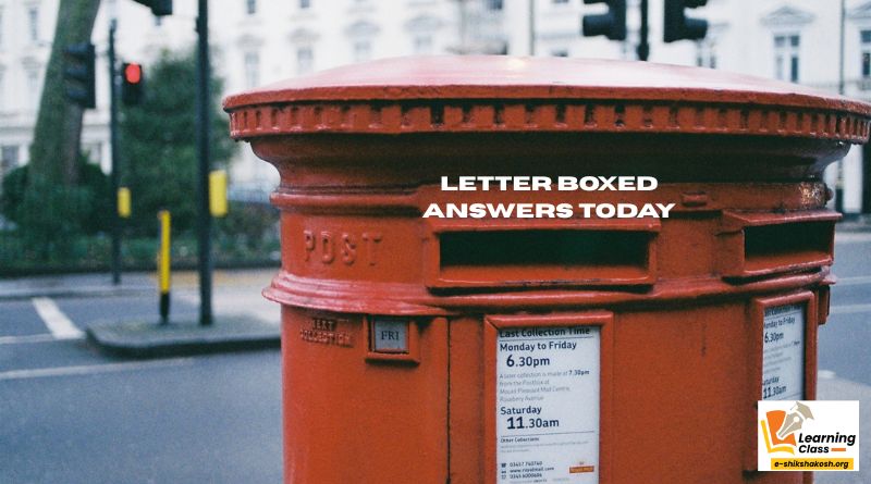 Letter Boxed Answers Today